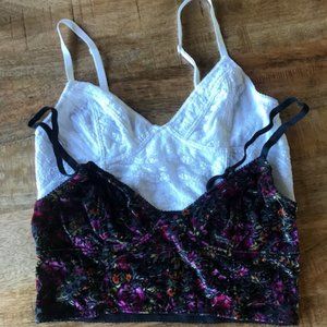 Free People Long-Line Bralettes - 2 size M